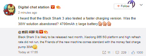 Black Shark 3 specs