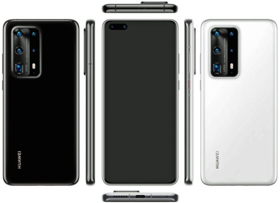 Huawei P40 Pro PE render