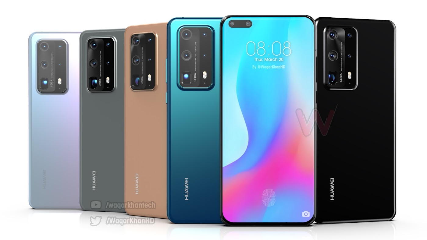 Huawei P40 Pro Premium render