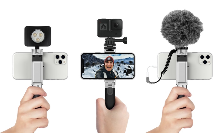 Just Mobile ShutterGrip 2: A pocket-sized Bluetooth grip for easy ...