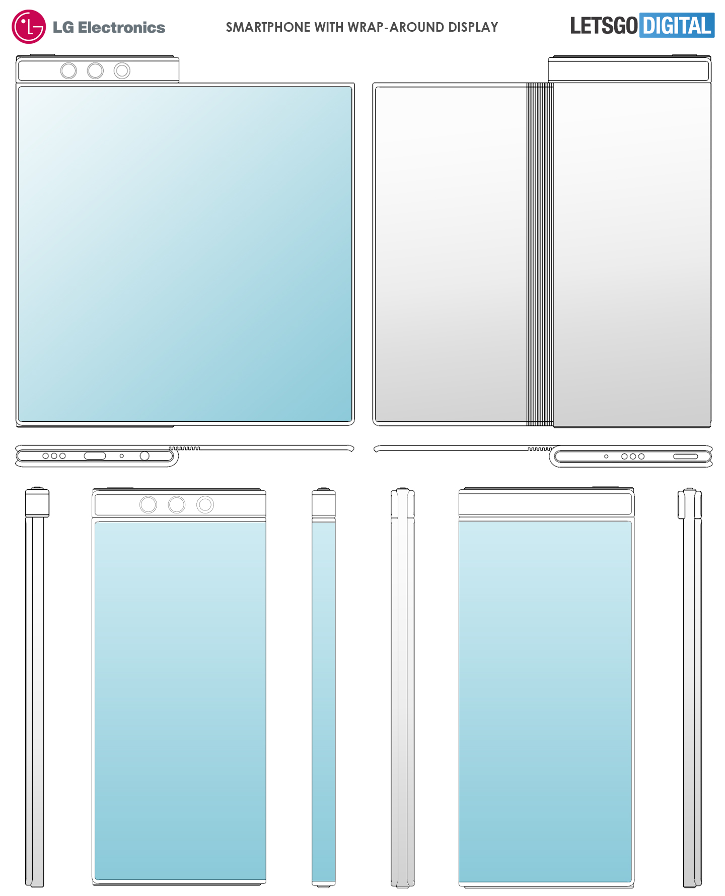LG Wrap-Around Display Smartphone Patent