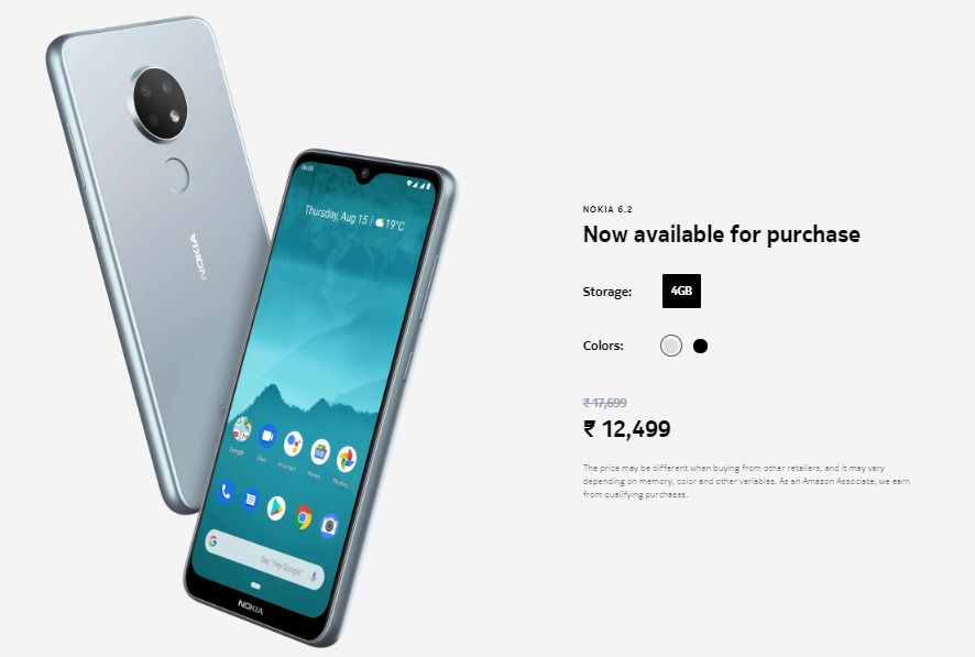 Nokia 6.2 price cut