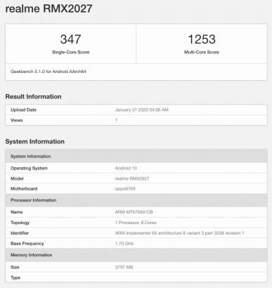 Realme-RMX2027-Geekbench