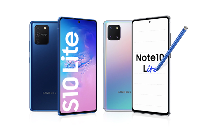 Samsung Galaxy S10 Lite and Note 10 Lite