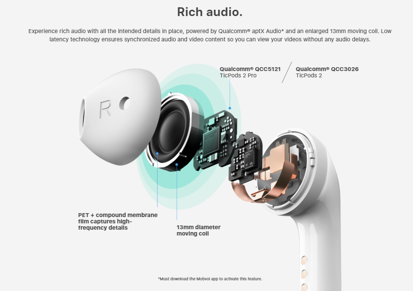 ticwatch pro bluetooth headphones