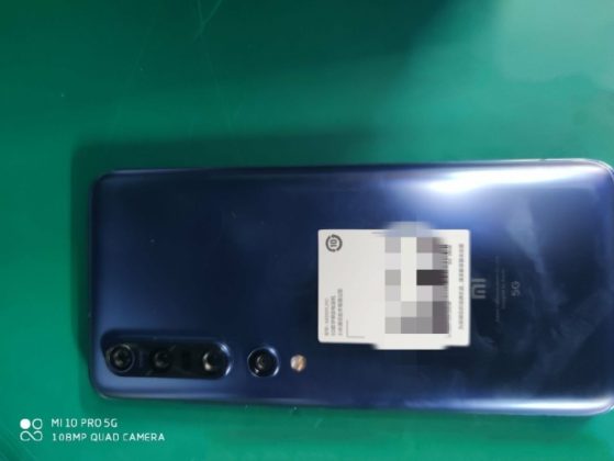 Penampakan Xiaomi Mi 10.