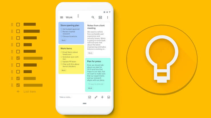 App Keep Notes para Android terá IA para te ajudar a criar listas -  TechShake