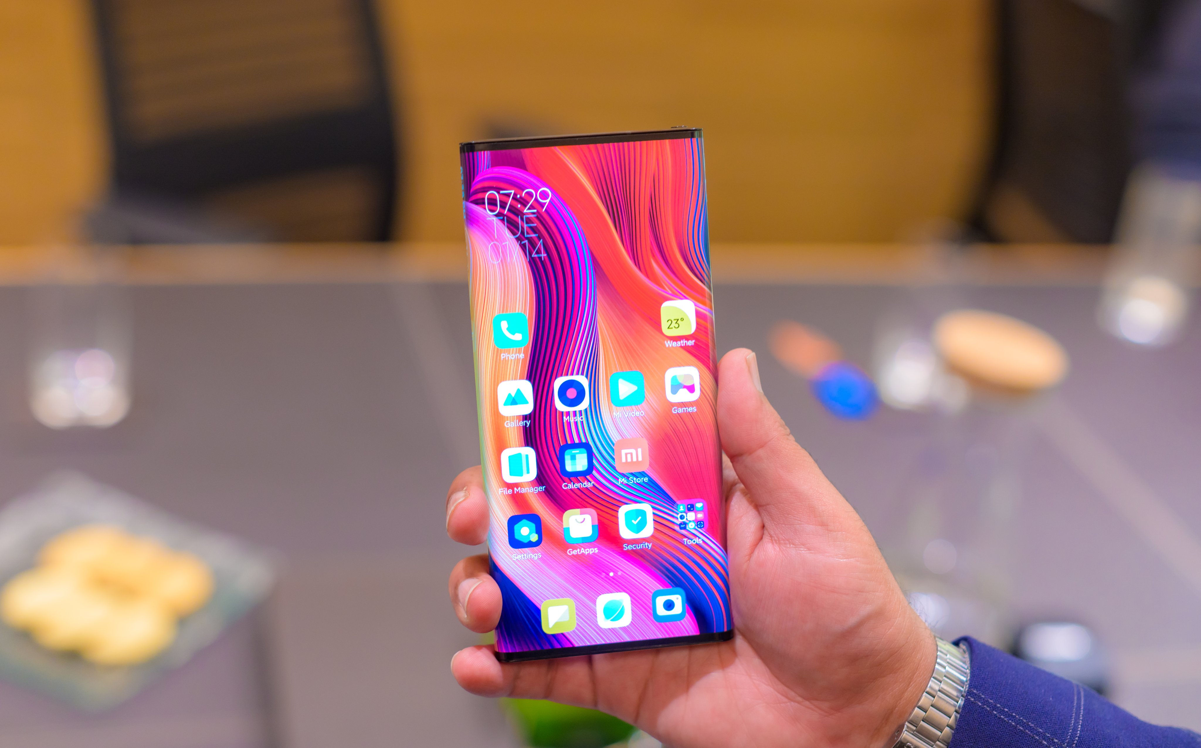 Xiaomi showcases the Mi Mix Alpha Concept smartphone in ...