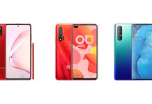 Samsung Galaxy Note 10 Lite vs Huawei Nova 6 vs Oppo Reno3 Pro: Specs Comparison