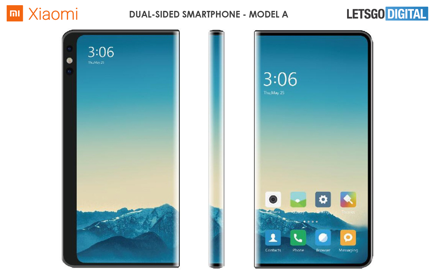 Xiaomi запатентовала 2 новых смартфона завернутых в экран
