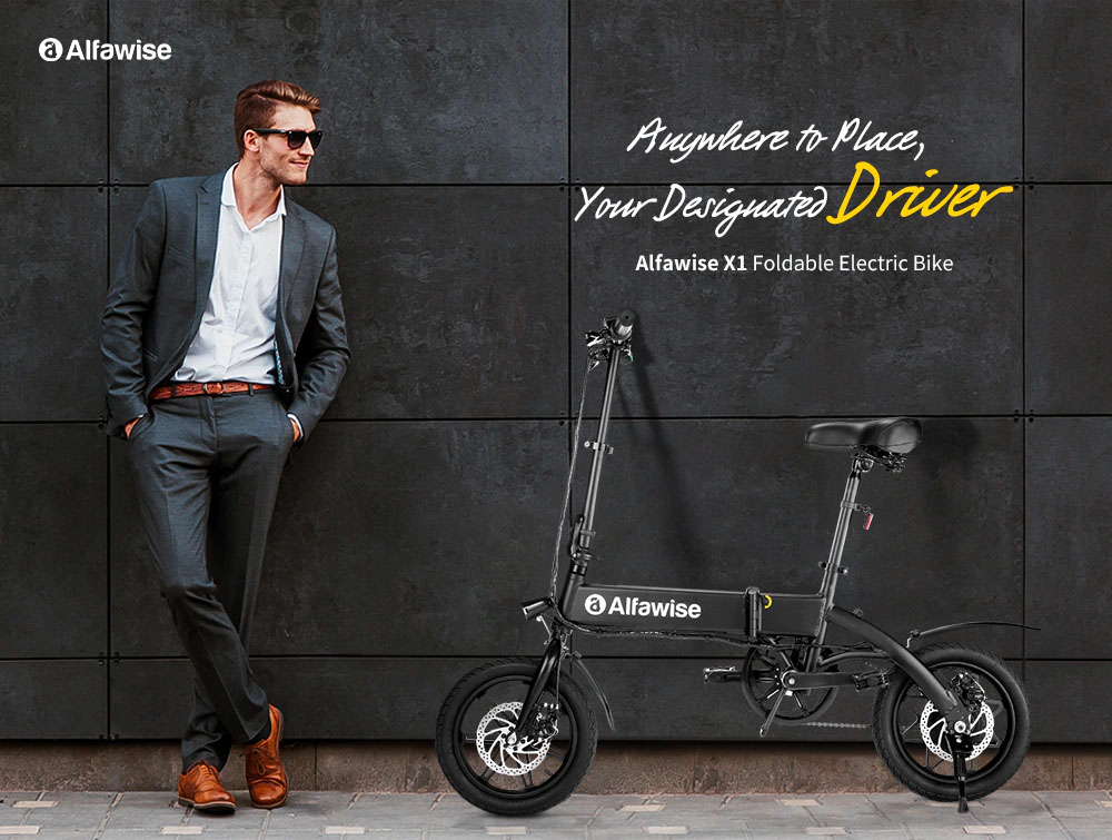 Alfawise X1 Folding E-bike Bicycle Electric Bike