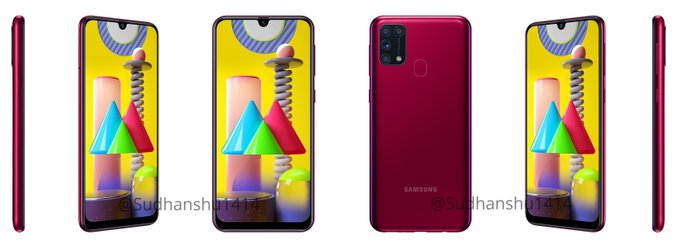 Galaxy M31 Red