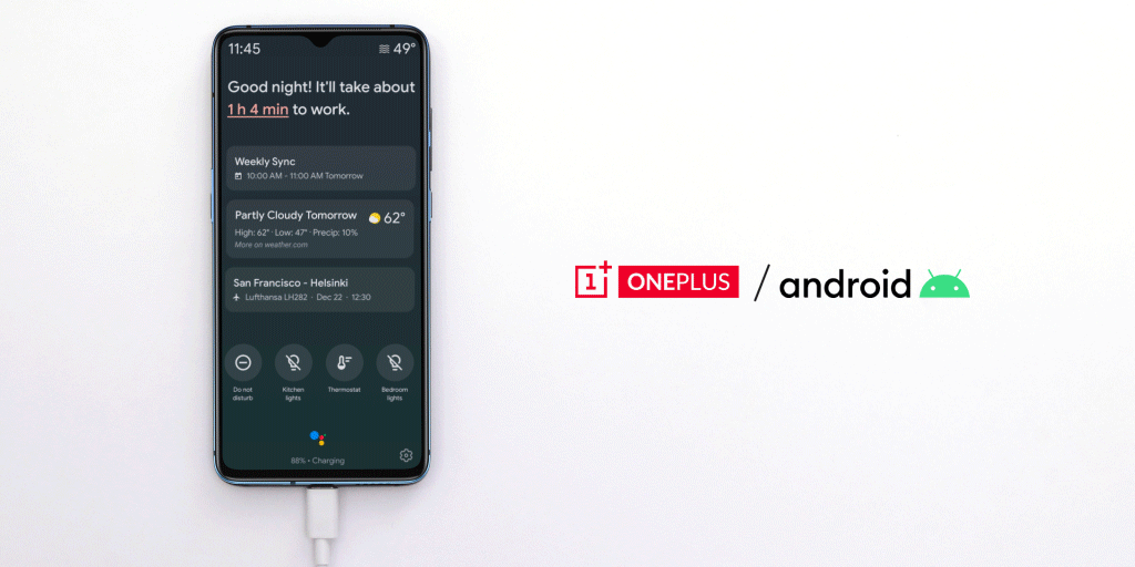 Google Assistant Ambient Mode for OnePlus