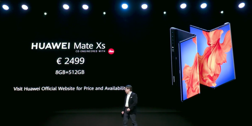 Huawei Mate XS price