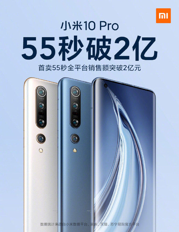 Xiaomi Mi 10 Second Sale China