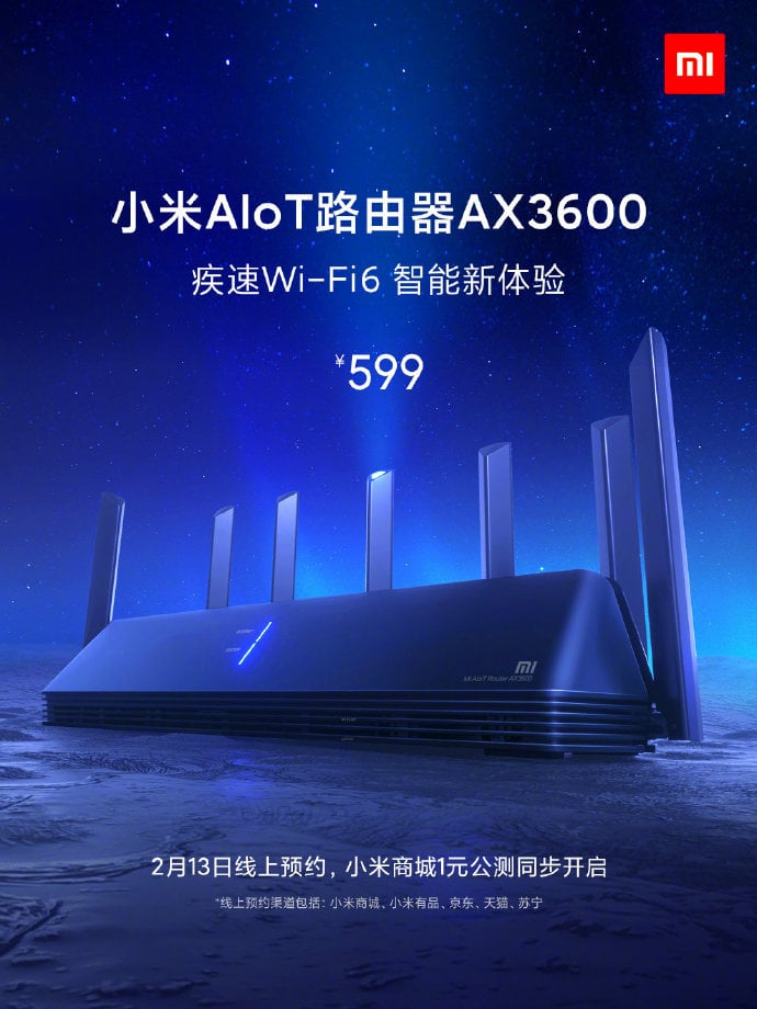 Mi AIoT Router AX3600