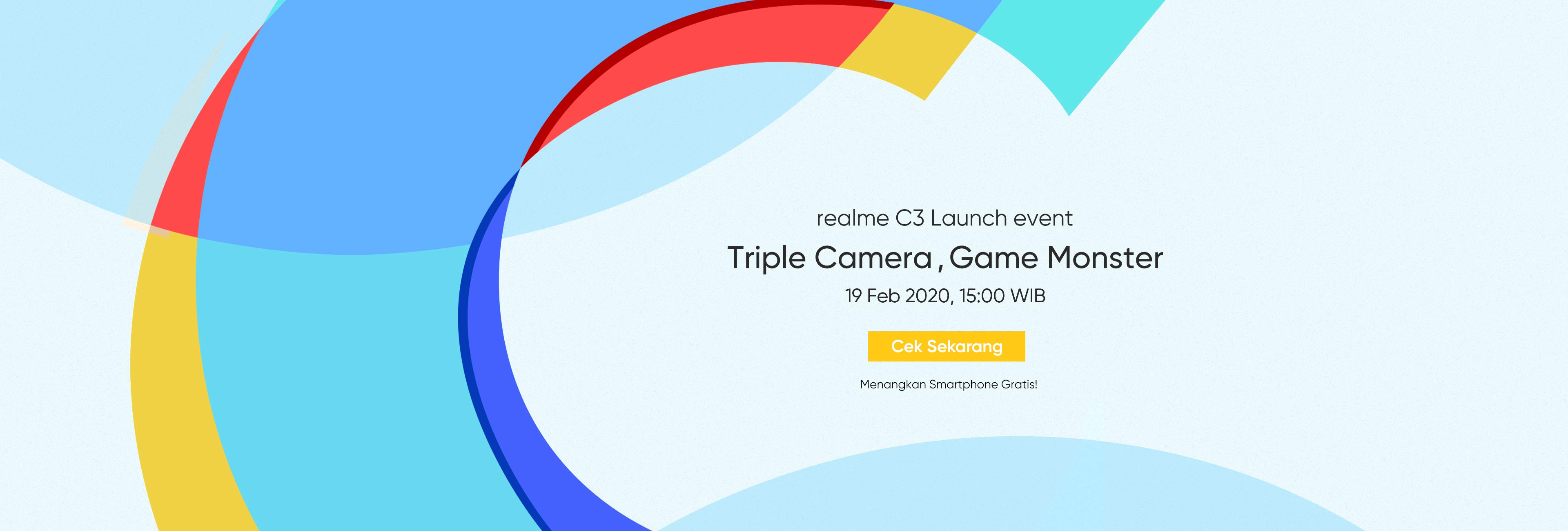 Realme C3 Indonesian Launch