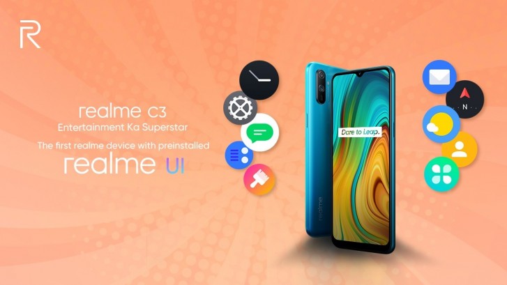 Realme C3 Realme UI