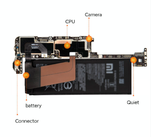 Xiaomi Mi 10 5 sıcaklık kontrol sensörleri