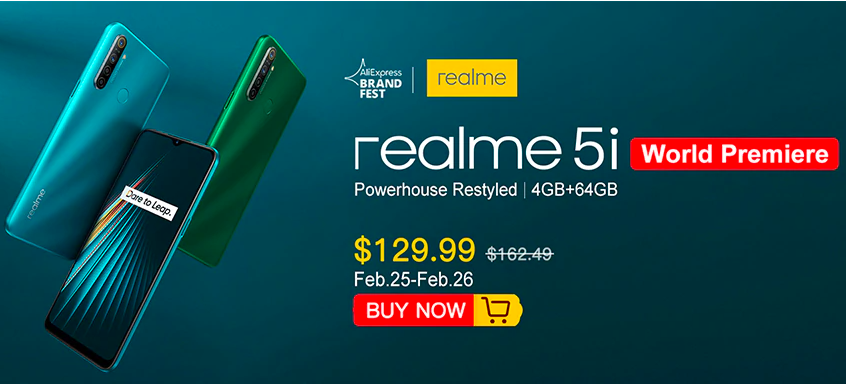 Realme 5i Aliexpress