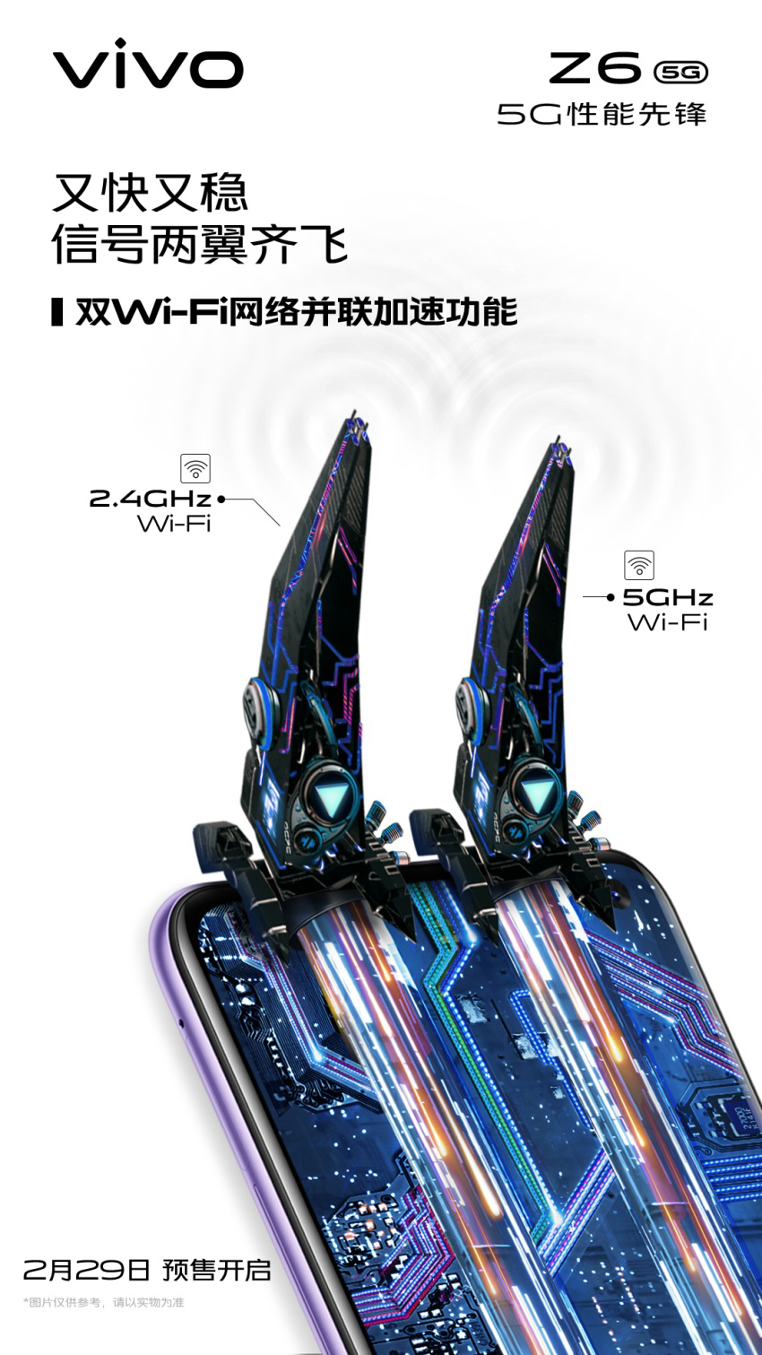 Rincian Konektivitas Vivo Z6 5G