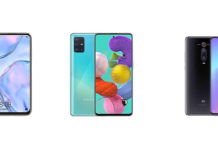 Huawei P40 Lite vs Samsung Galaxy A51 vs Xiaomi Mi 9T: Specs Comparison