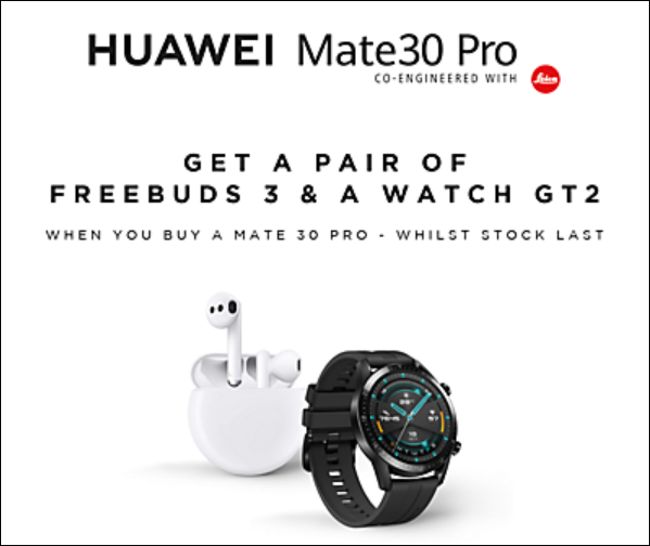 huawei mate 20 free watch