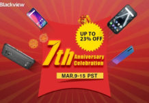 Top 3 Heavily-Discounted Smartphones on Blackview 7th Anniversary Blackview 7th Anniversary Celebration