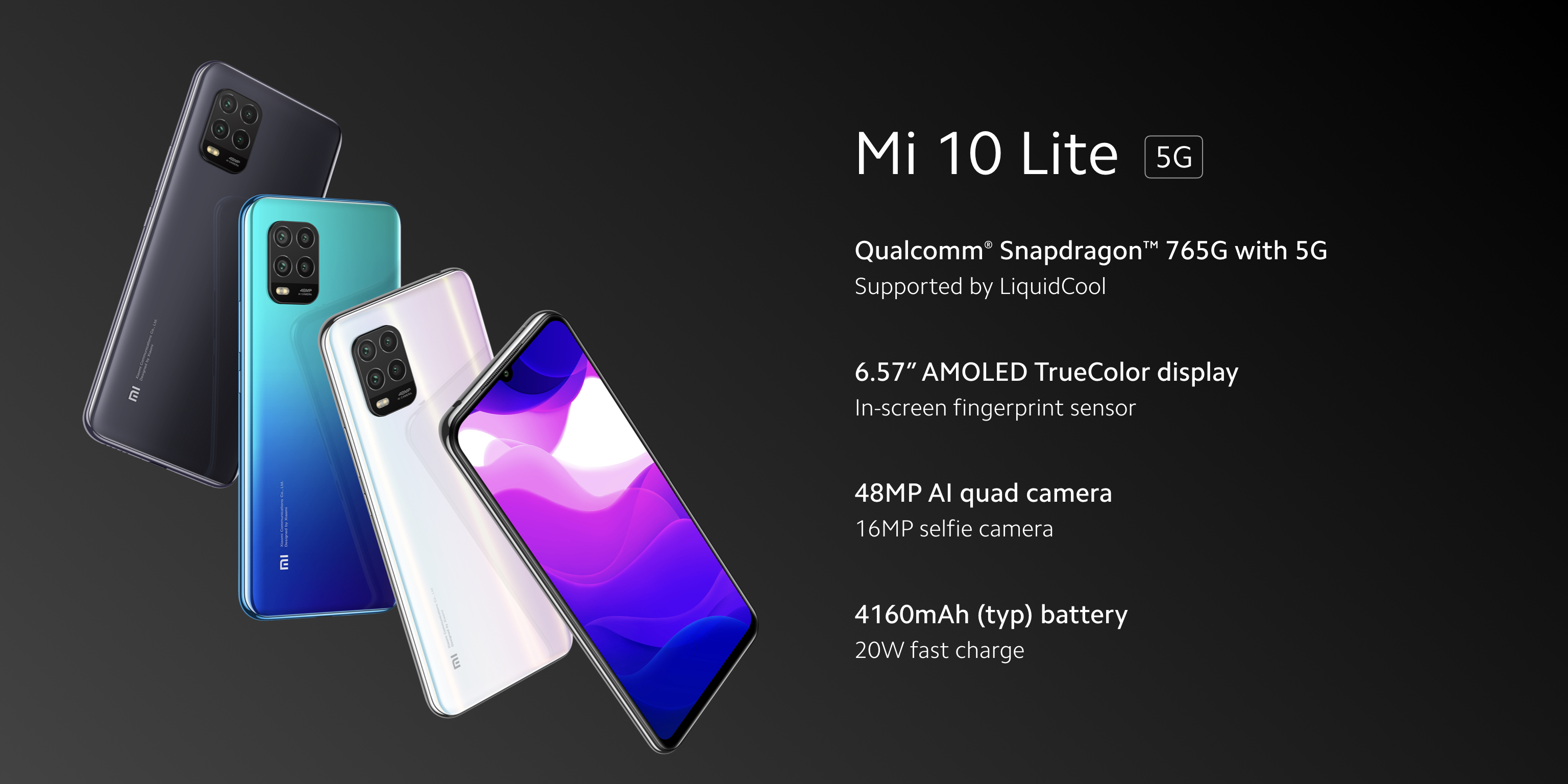 Xiaomi Mi 10 Lite 5G announced in Europe with a Snapdragon 765G SoC and