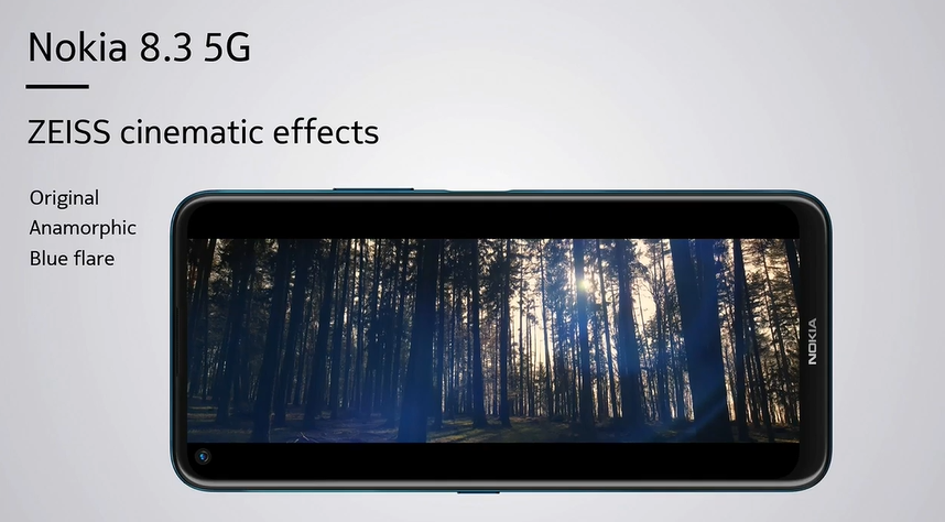 Nokia 8.3 5G camera specs c