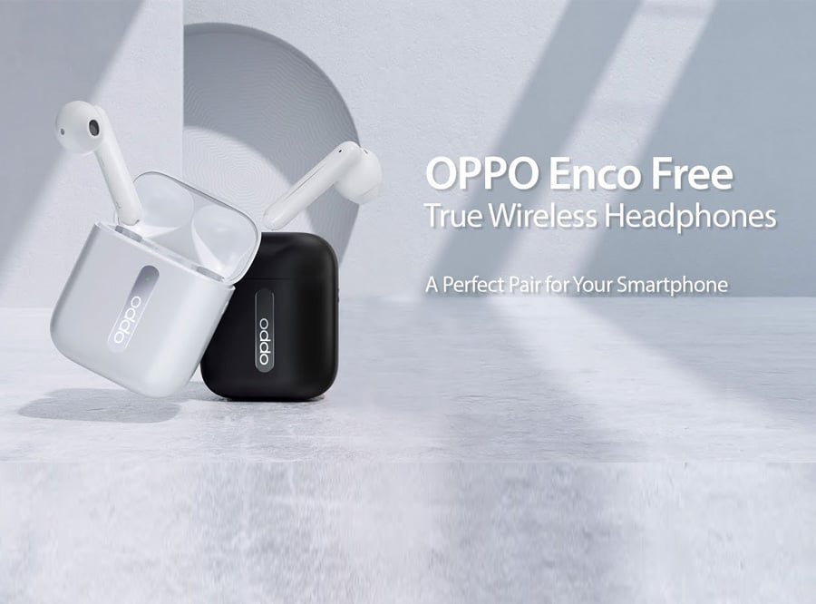 Buy Oppo Enco Free True Wireless Headphone for Just $85 from Giztop