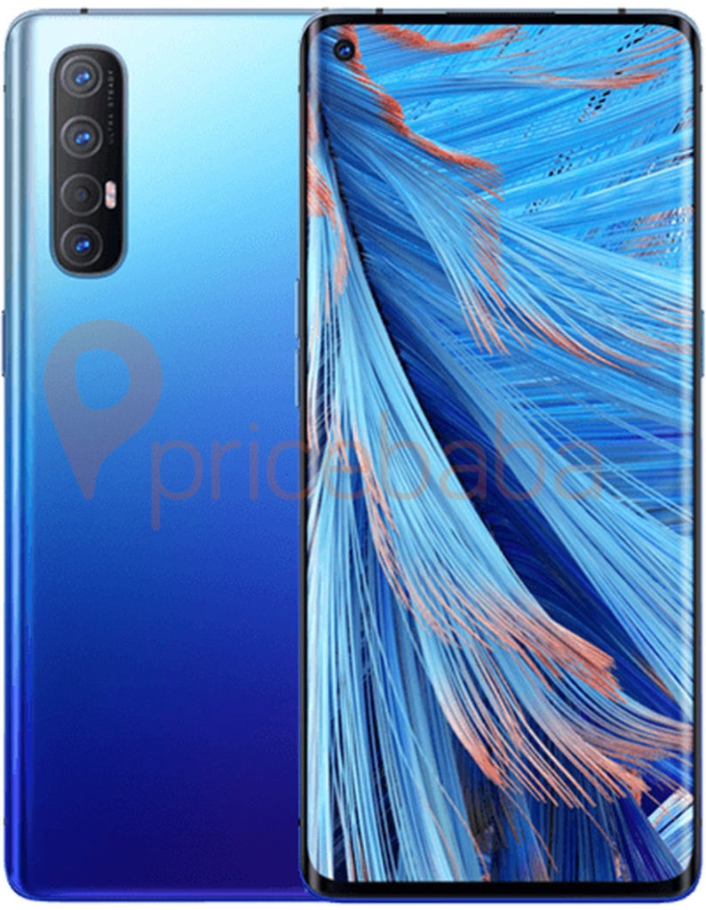 Cover Posteriore In Vetro Per Oppo Find X2 Neo / Reno3 Pro 5G - Blu Con Kit Di Riparazione E Strumenti - 6
