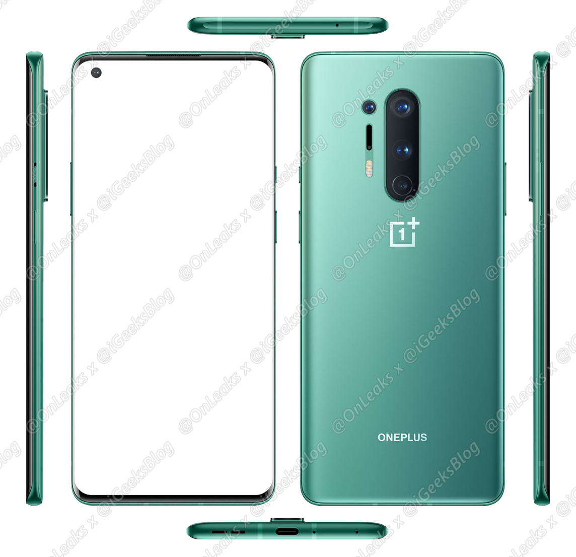 OnePlus 8 Pro press render