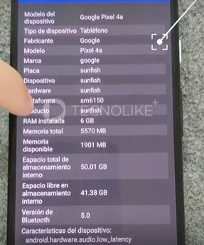 Pixel 4a specs