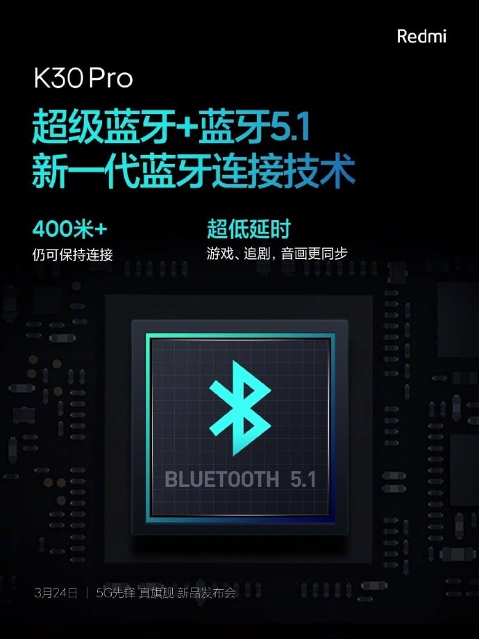 Redmi K30 Pro Super Bluetooth