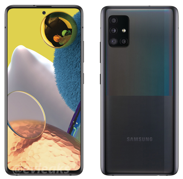 Samsung Galaxy A51 5G press render