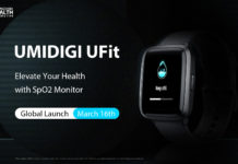 UMIDIGI UFit smartwatch with SpO2 monitor will be unveiled on March 16 UMIDIGI UFit