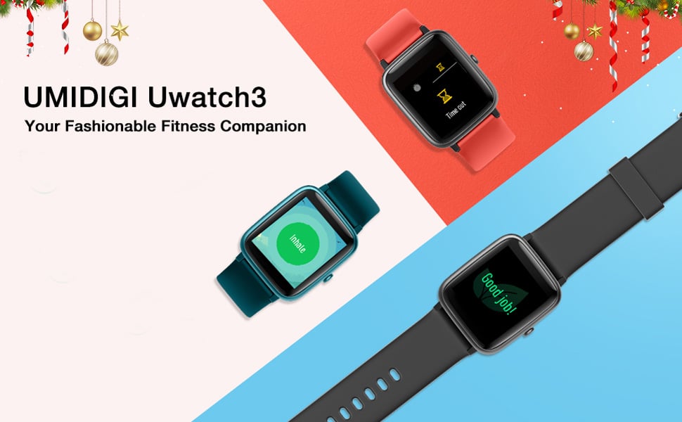 UMIDIGI Smartwatch Fitness Tracker Orologio Uwatch3, Smart Watch