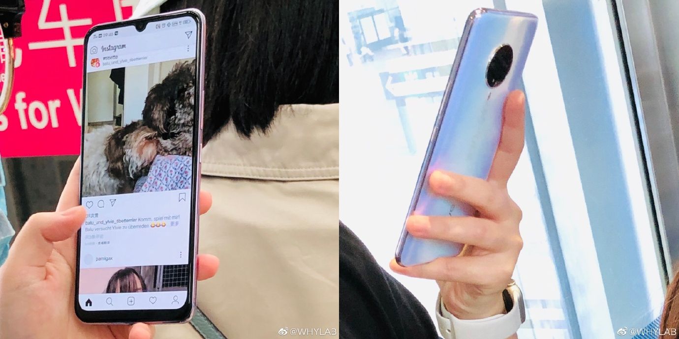 Vivo تعرض اللقطات الحية S6 5G شاشة قطرات الماء ، وإعداد كاميرا Oreo