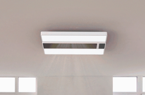 Xiaomi ra mắt đèn trần kiêm máy sưởi thông minh, giá từ 2.7 triệu > Đèn treo trần kiêm máy sưởi thông minh, có thể kết nối với điện thoại