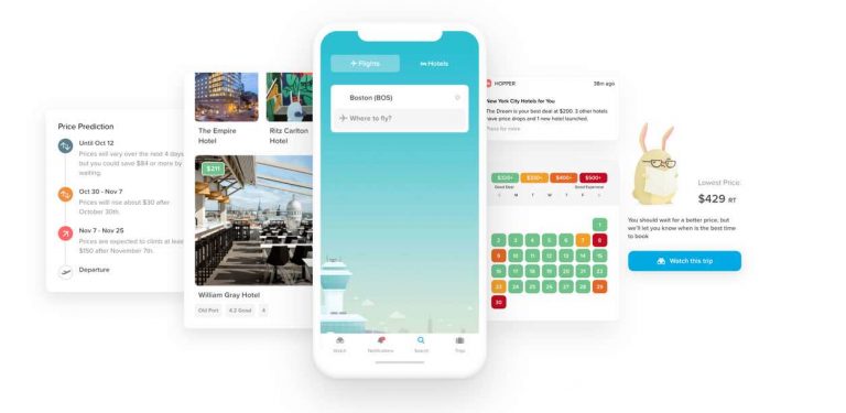 hopper cheapest flight booking app