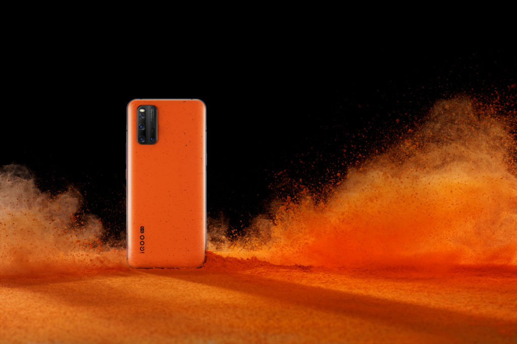 iQOO 3 Orange Color