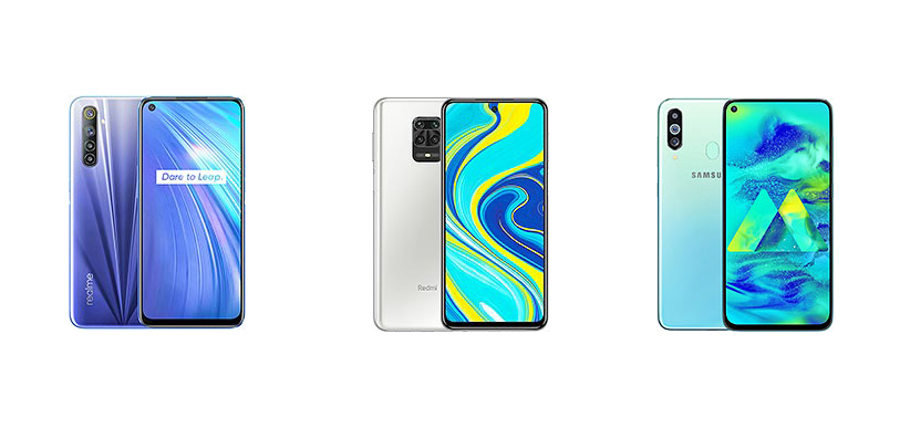 Realme 6 Vs Redmi Note 9 Pro Vs Samsung Galaxy M40 Specs