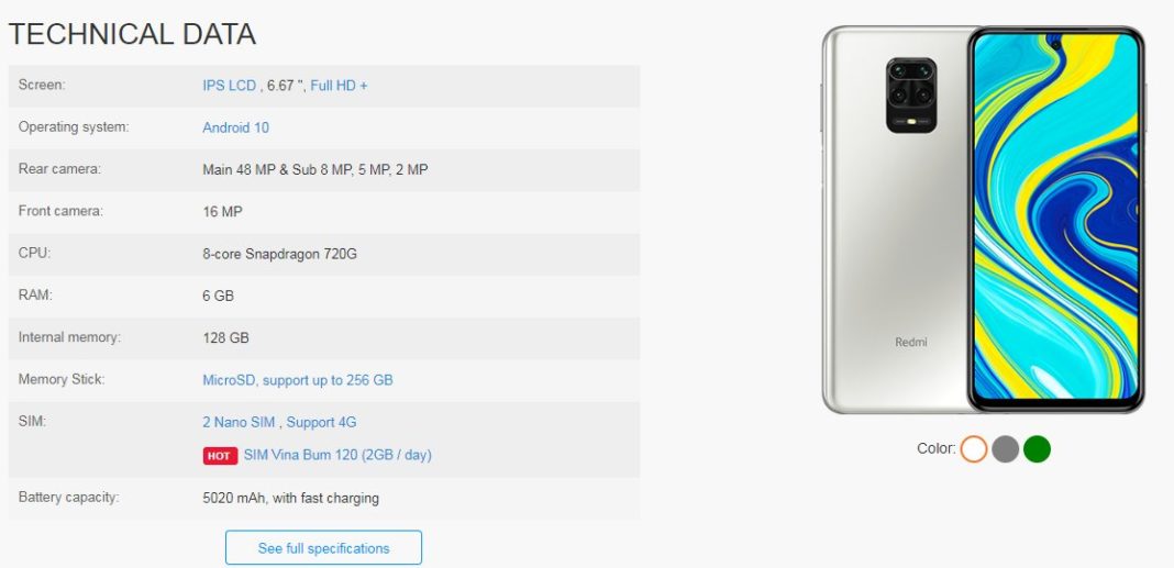 note 9 specs ram