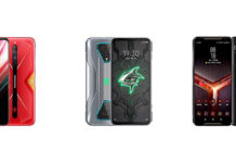Nubia Red Magic 5G vs Black Shark 3 Pro vs Asus ROG Phone 2: Specs Comparison