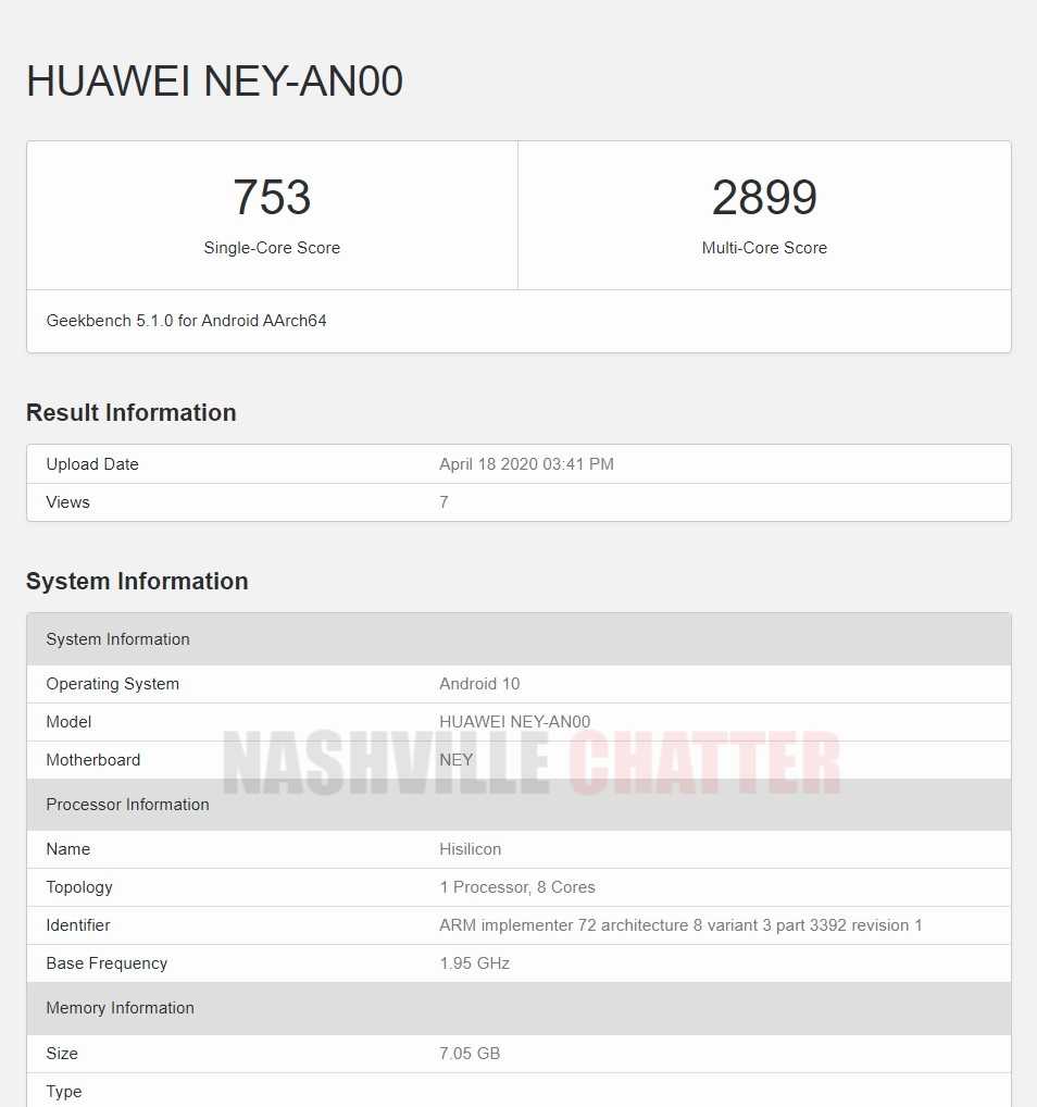 Alleged-Huawei-Nova-7-Pro-5G-Geekbench