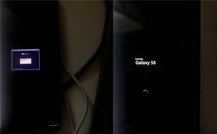 Samsung Galaxy S8 Windows 10 OS