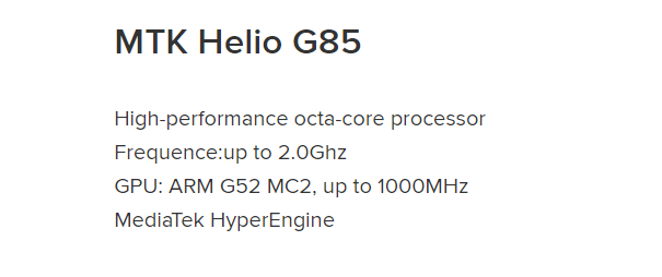 Updated [Official spec sheet]:MediaTek Helio G85 announced - nothing ...