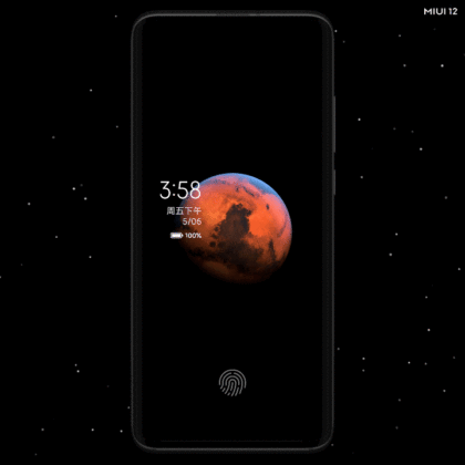 MIUI 12 Super Wallpaper Mars 02