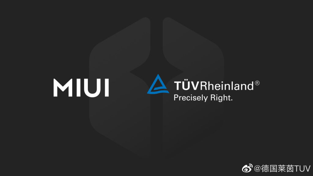 MIUI TUV Rheinland